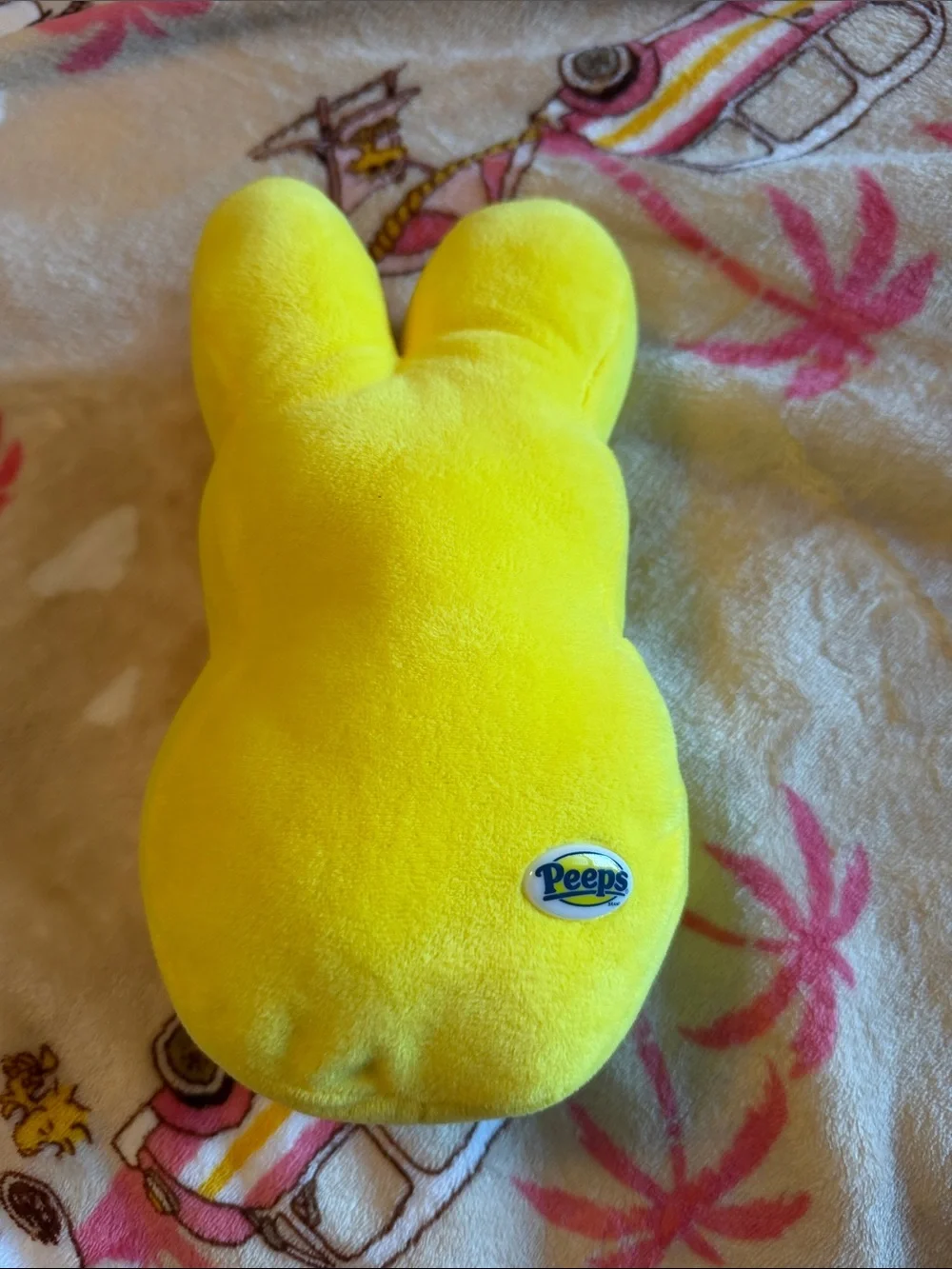 Yellow Bunny Plush Stuffed Animal Peeps Easter Holiday 9”